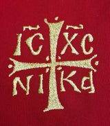 Basic Bib Apron with Embroidered ICXC NIKA Logo